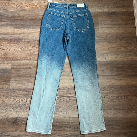 Hollister Ombre Blue Straight Leg Jeans - Picture 2 of 8